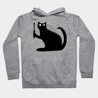 screwdriver Lockdown Cat Hoodie